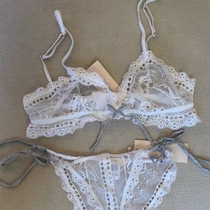 EBERJEY LUCIE SWEETIE lace bra and panty set